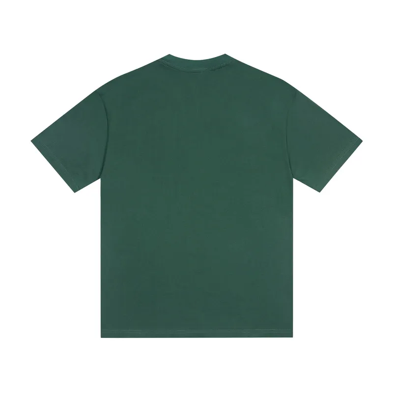 100💰 S07# Mechao SAINT white ink direct-injection pure cotton 260g loose short-sleeved T-shirt 27 black, green S-XL